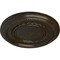 Ekena Millwork Federal Roped Small Ceiling Medallion (Canopies up to 6"), 12 5/8"OD x 1 1/8"P, Stone Hearth Crackle CM12FESHC - alternate 5